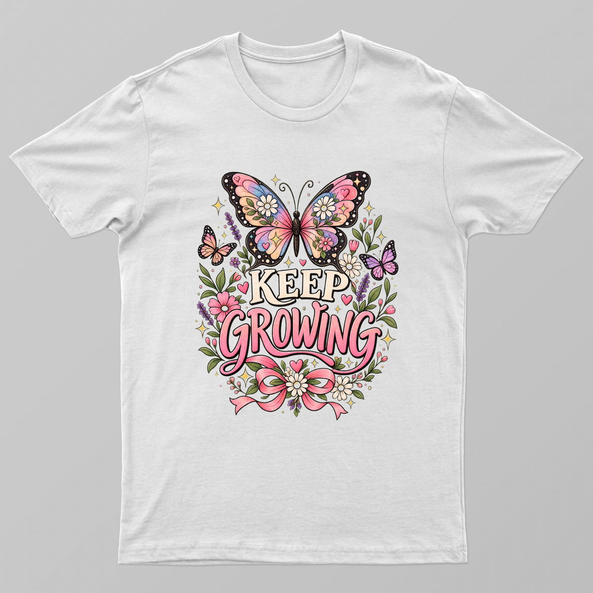 Keep Growing Up Women T shirt design Unisex T-shirt by VIMAL R