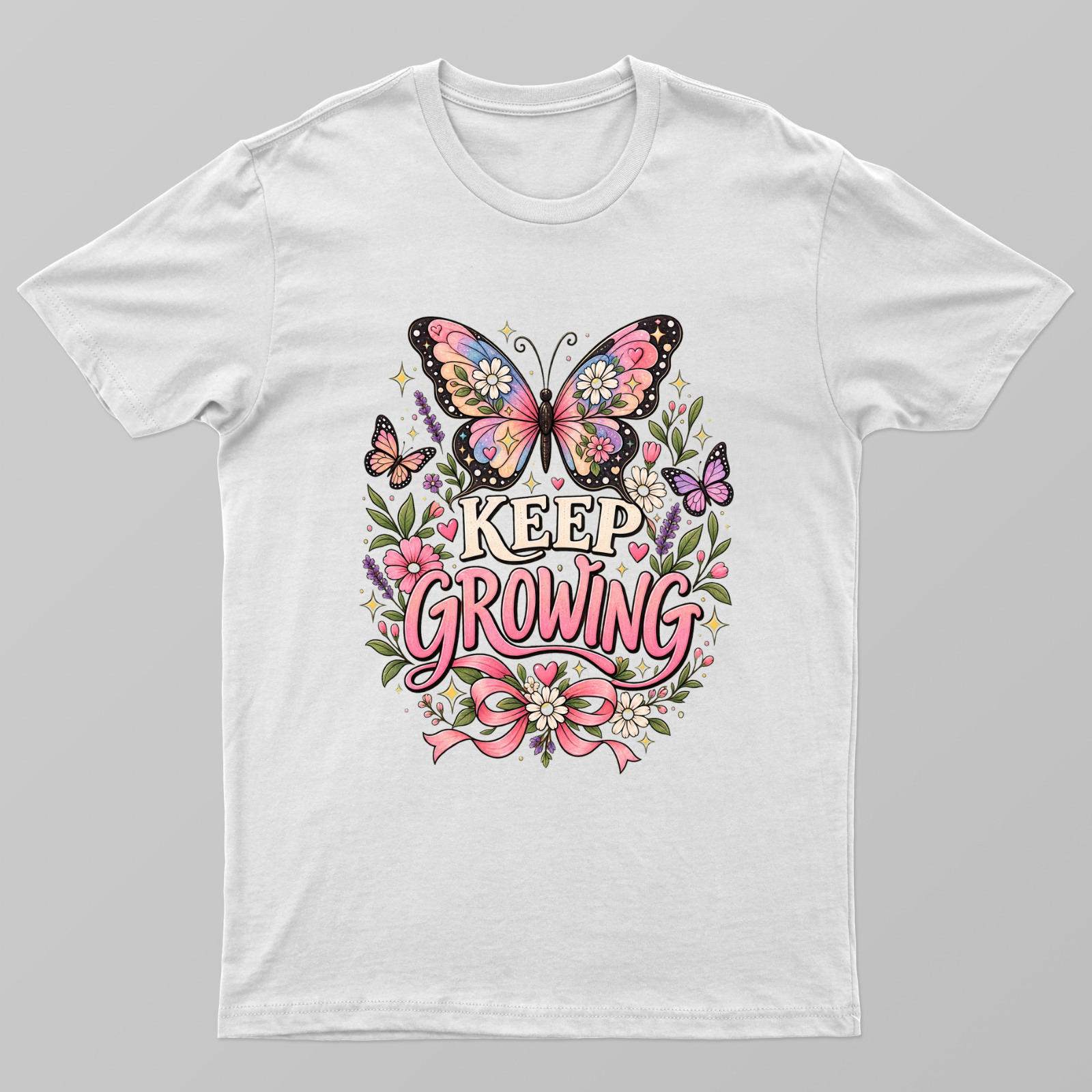 Keep Growing Up Women T shirt design Unisex T-shirt by VIMAL R