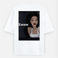 Digi design Oversized T-shirt (Back print) by Aanya 