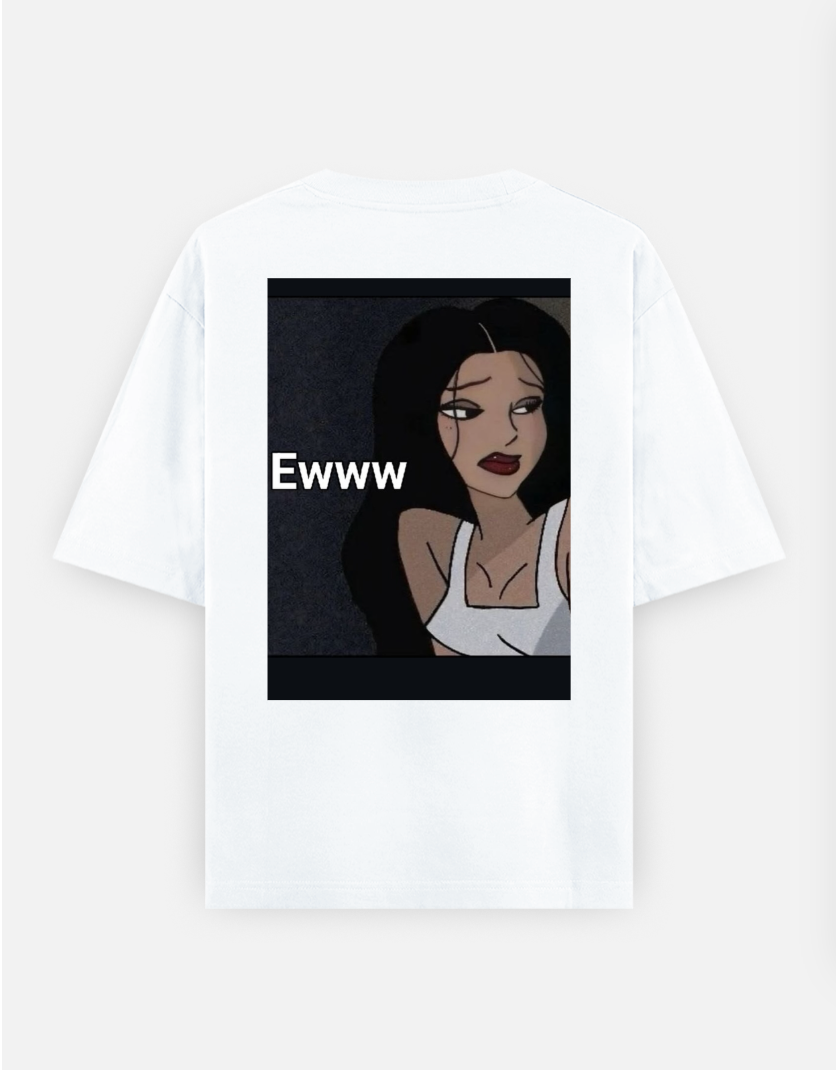 Digi design Oversized T-shirt (Back print) by Aanya 