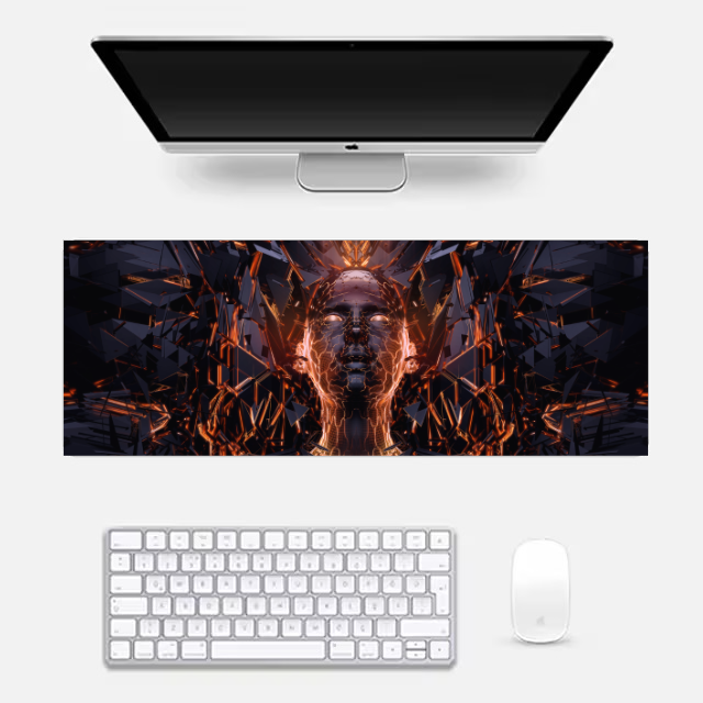 Abstract Face Gaming Pad Gaming Pad by @rd_digital_store