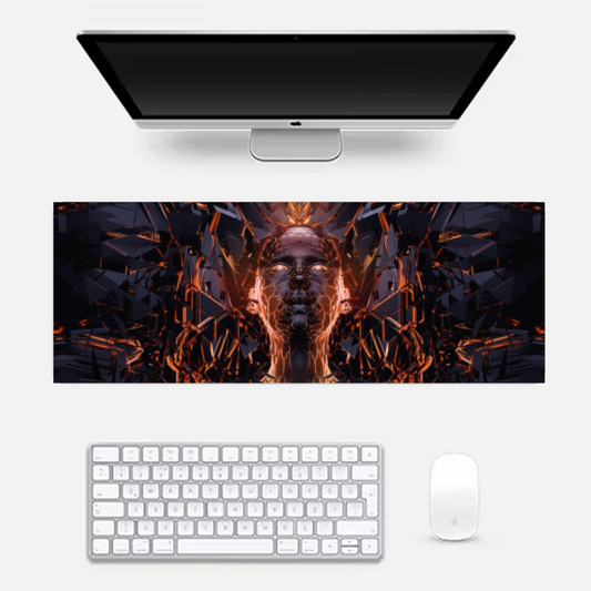 Abstract Face Gaming Pad Gaming Pad by @rd_digital_store