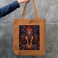 Abstract Face Tote Bag Zipper Tote Bag by @rd_digital_store