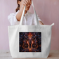 Abstract Face Tote Bag Everyday Large Tote Bag by @rd_digital_store
