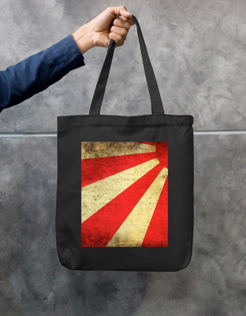 Ray Tote Bag Zipper Tote Bag by @rd_digital_store