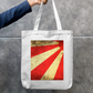 Ray Tote Bag Zipper Tote Bag by @rd_digital_store