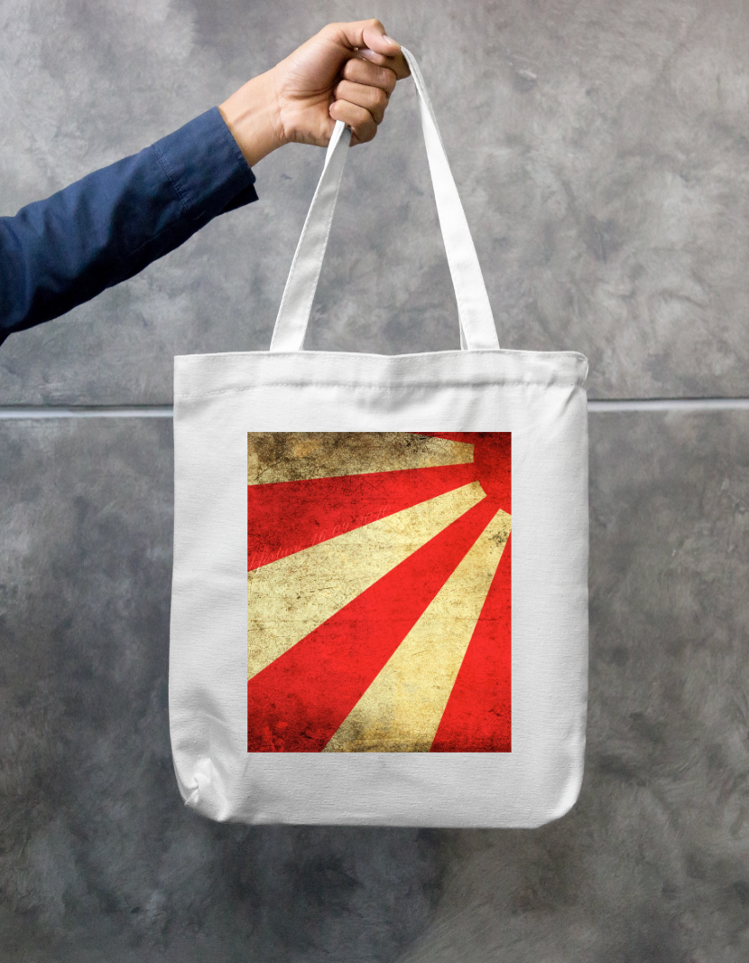 Ray Tote Bag Zipper Tote Bag by @rd_digital_store