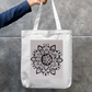 Mandala Zipper Tote Bag by @_art_era___