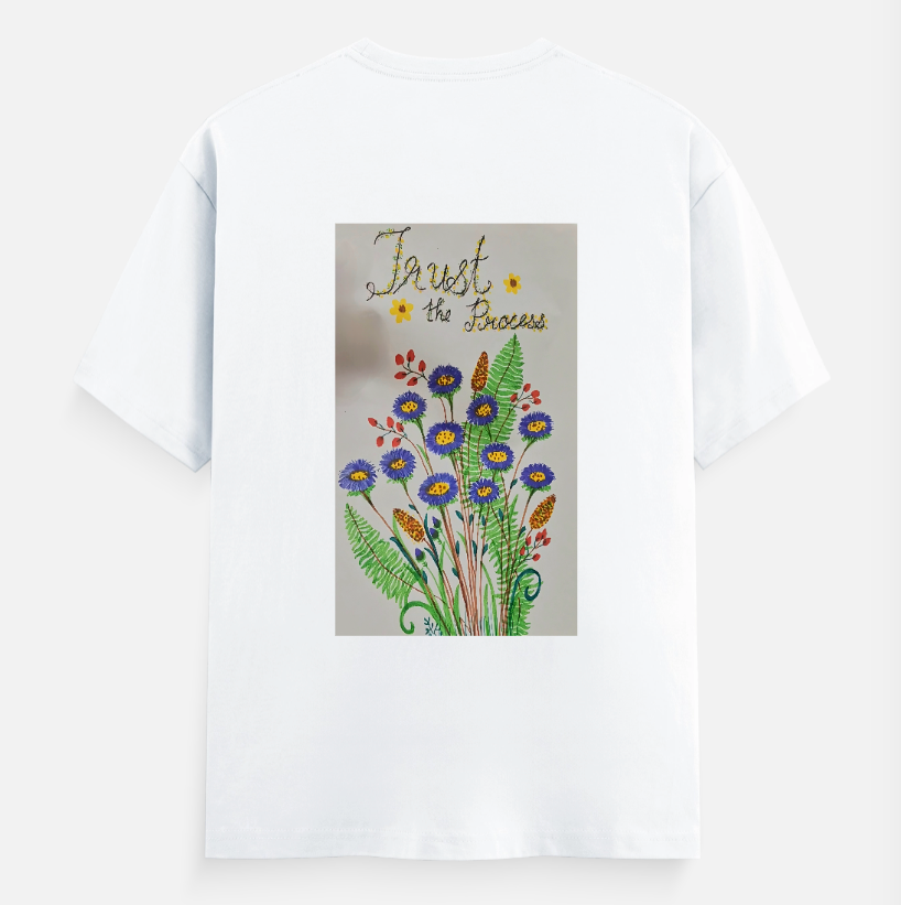 Motivational thought tshirt Unisex T-shirt back print by @_art_era___