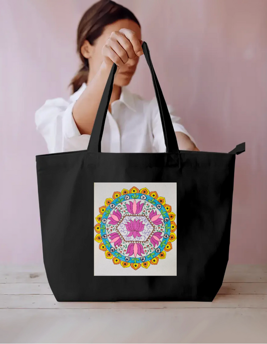 Mandala art tote bag Everyday Large Tote Bag by @_art_era___