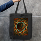 Mystic Eye Tote Bag Zipper Tote Bag by @rd_digital_store