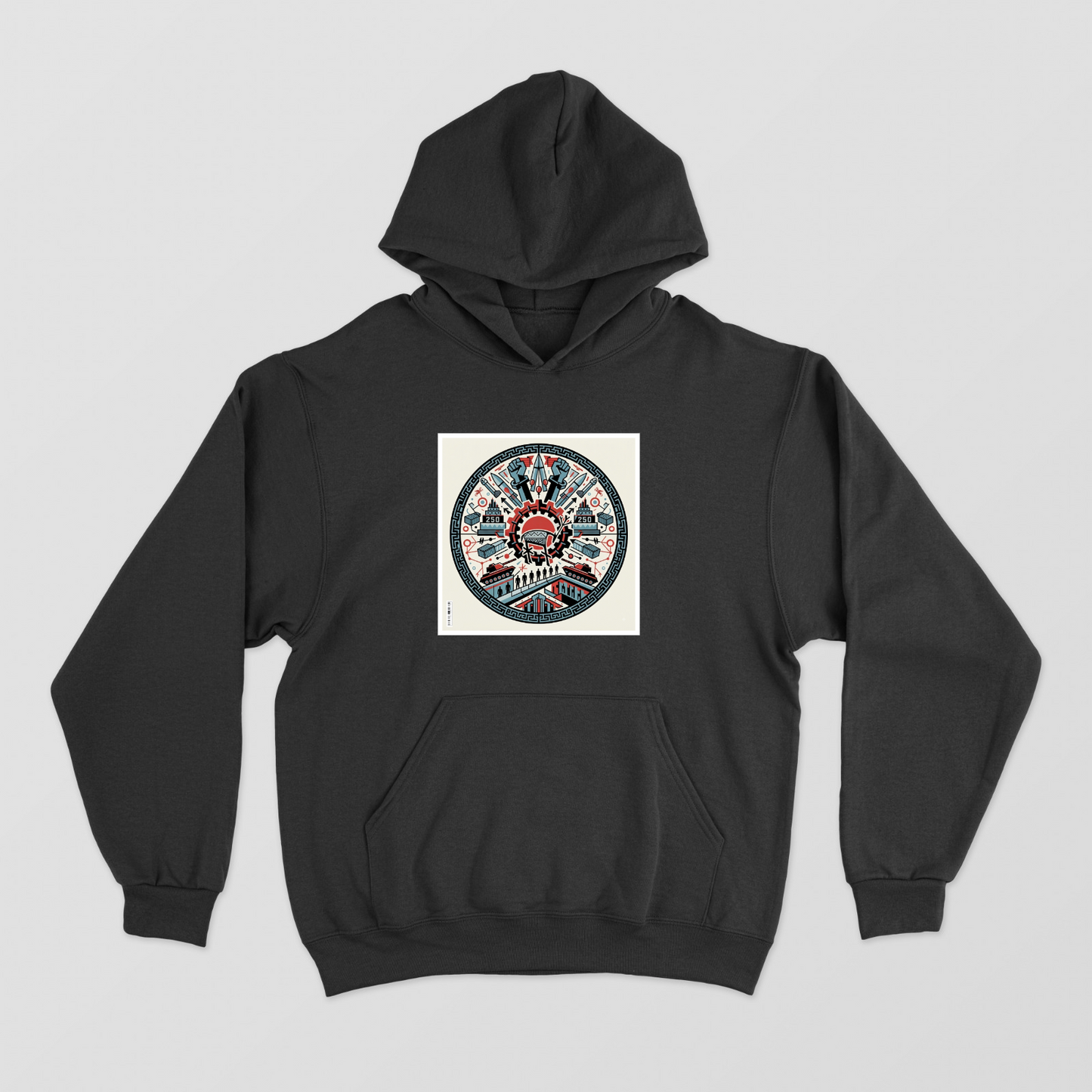 The Fractured Stag Unisex Hoodie by Avishek Rakshit ✪