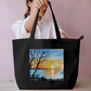 Beautiful sunset painting Everyday Large Tote Bag by @huzaifa..khan