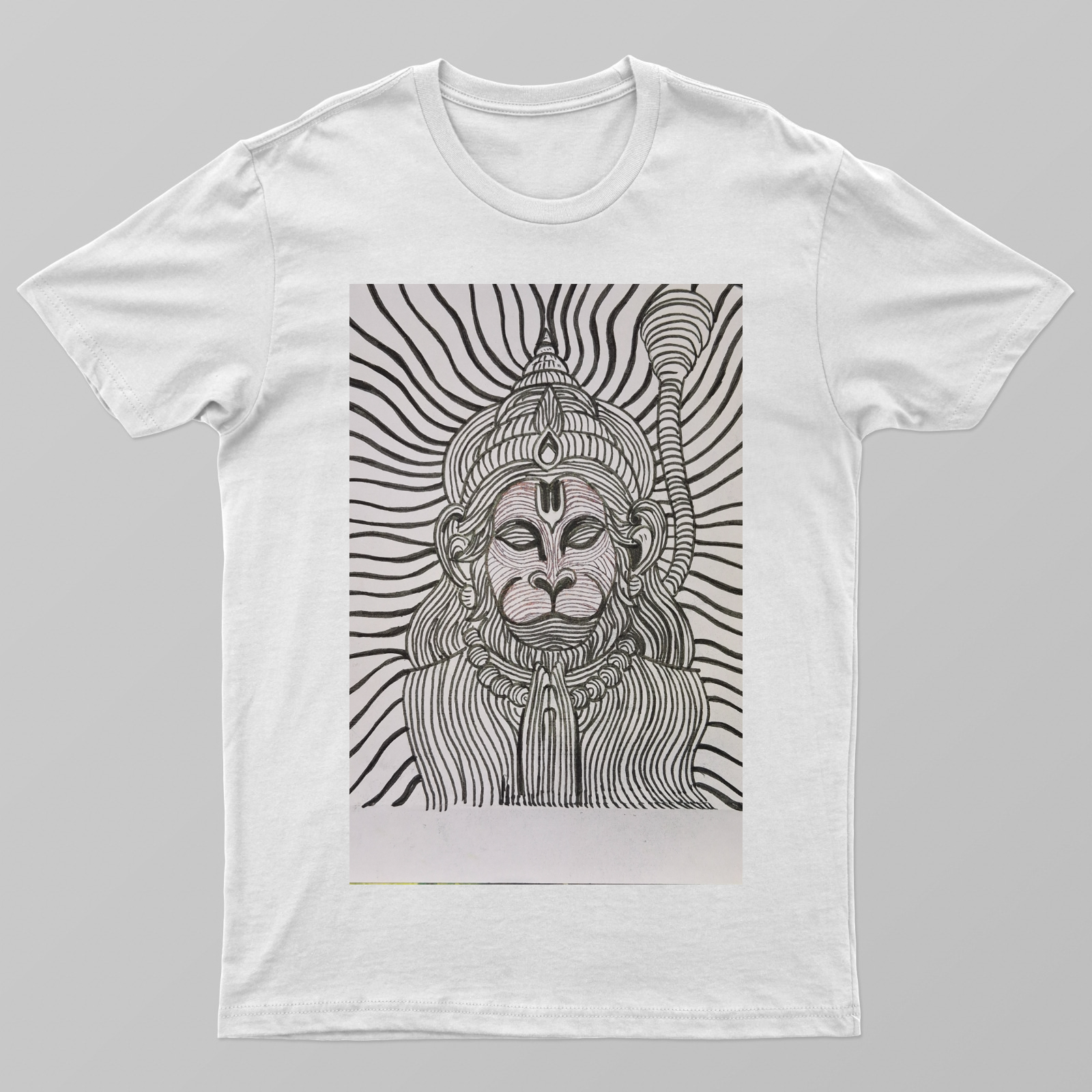 White Tshirt Unisex T-shirt by @_art_era___