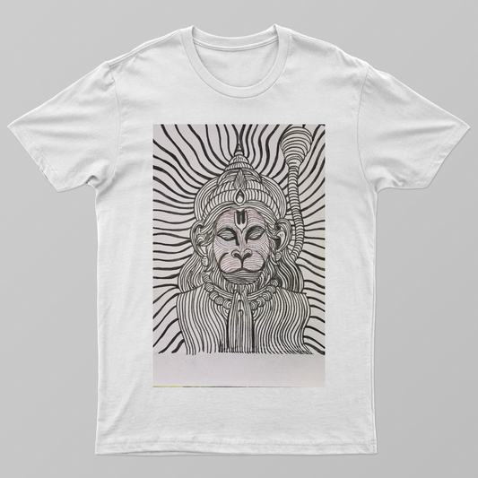 White Tshirt Unisex T-shirt by @_art_era___