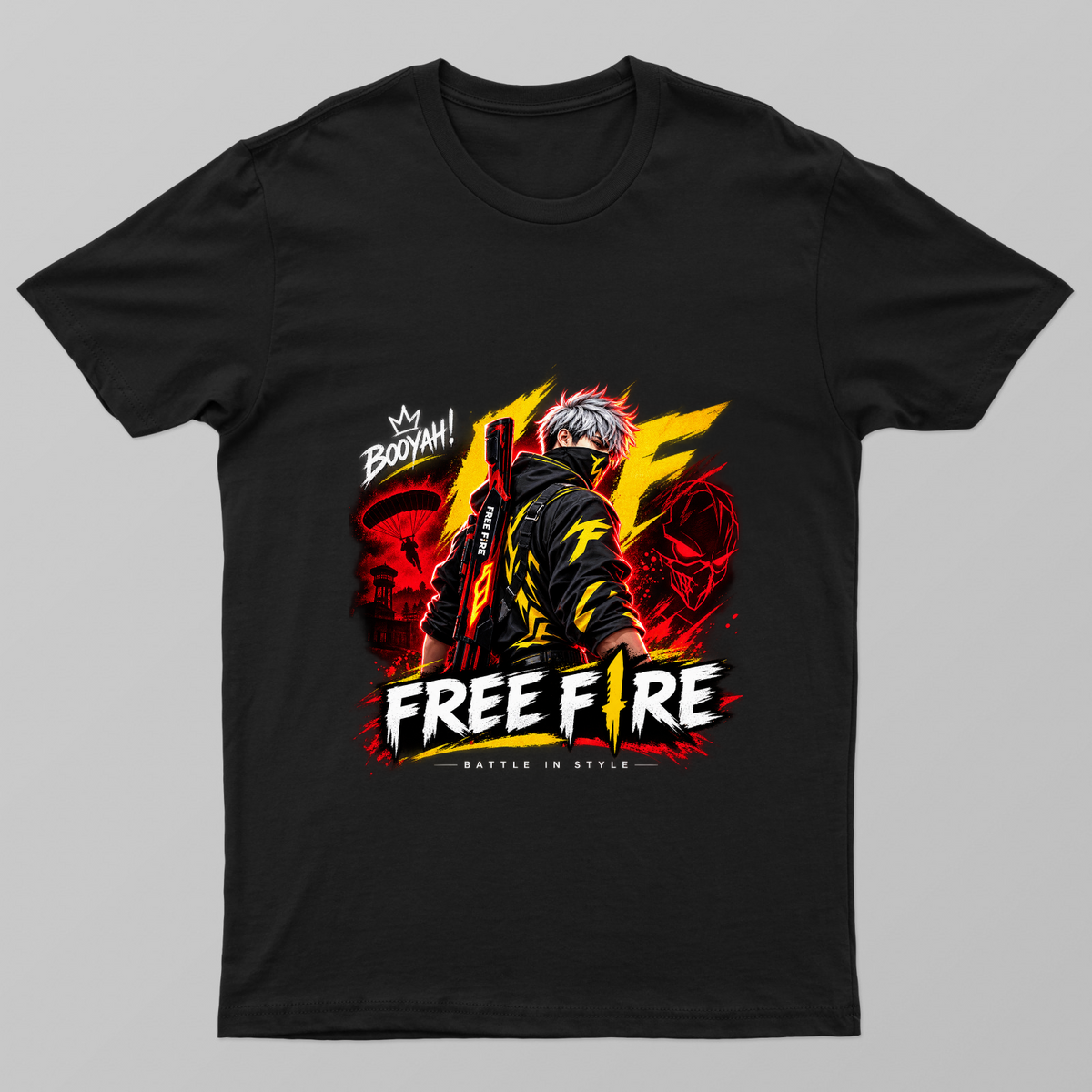 Free Fire Battle Warrior – Gaming T-Shirt Unisex T-shirt by @___parmeshwar_u