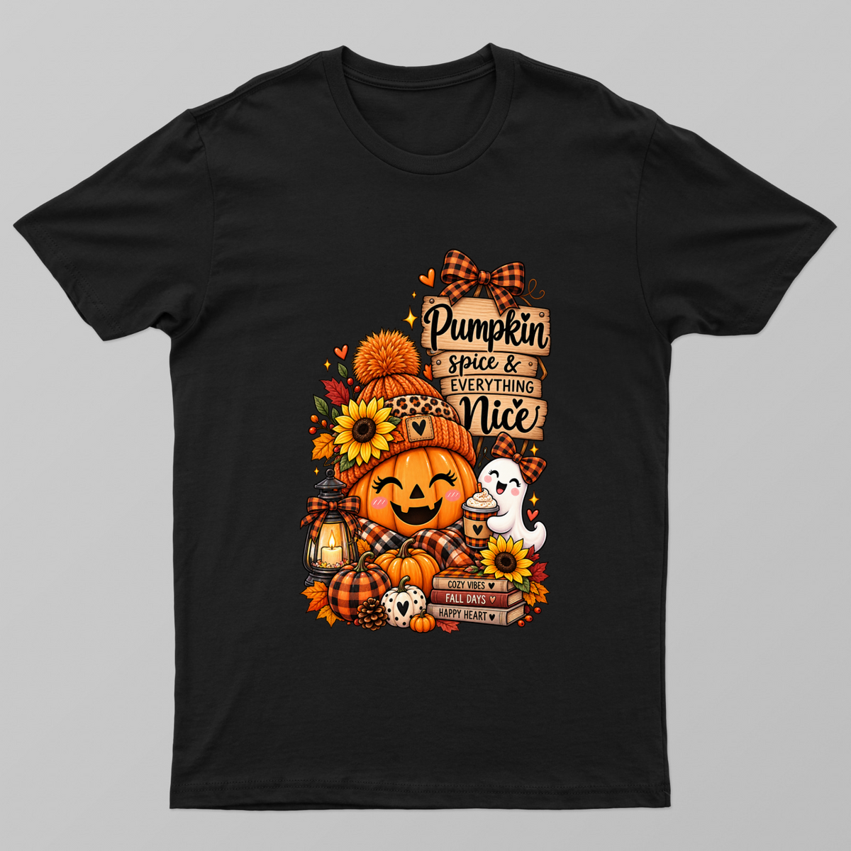 Pumpkin Every thing Nice Unisex T-shirt by VIMAL R