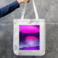 The New Horizon Tote Bag Zipper Tote Bag by @rd_digital_store