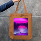 The New Horizon Tote Bag Zipper Tote Bag by @rd_digital_store