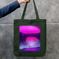 The New Horizon Tote Bag Zipper Tote Bag by @rd_digital_store