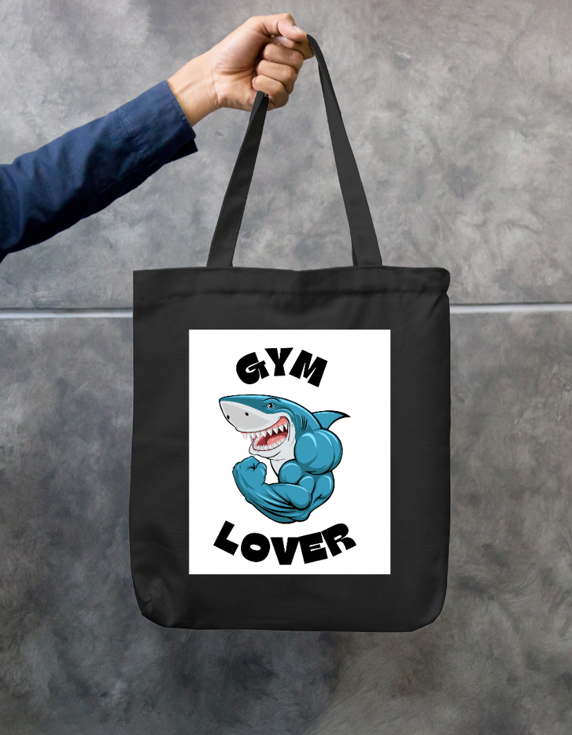 Gym Lover Zipper Tote Bag by Arjun Srivastaua