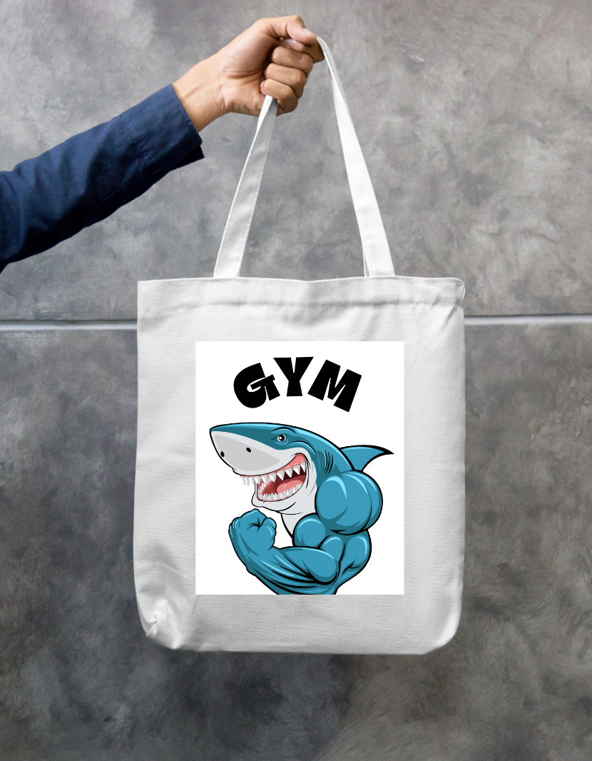 Gym Lover Zipper Tote Bag by Arjun Srivastaua