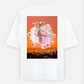 We Are All Wonderful Oversized T-shirt (Back print) by Arjun Srivastaua
