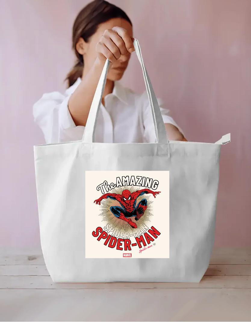 The Amazing Spider-Man Everyday Large Tote Bag by Arjun Srivastaua