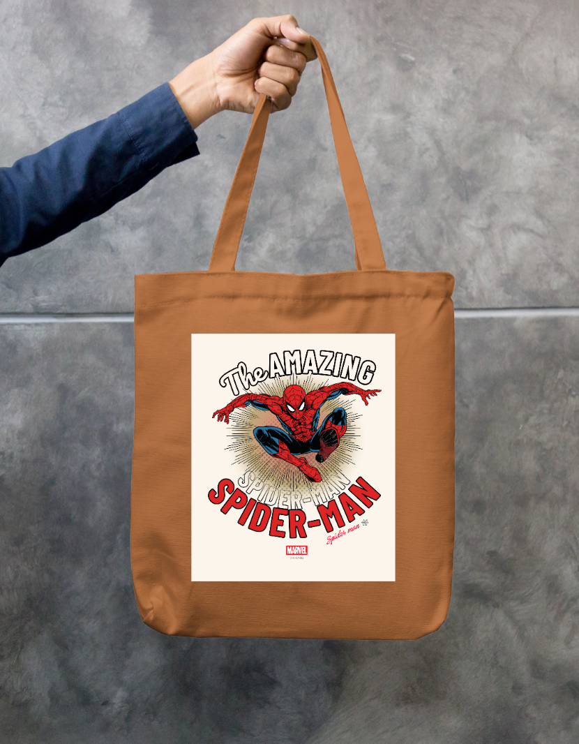 The Amazing Spider-Man Zipper Tote Bag by Arjun Srivastaua