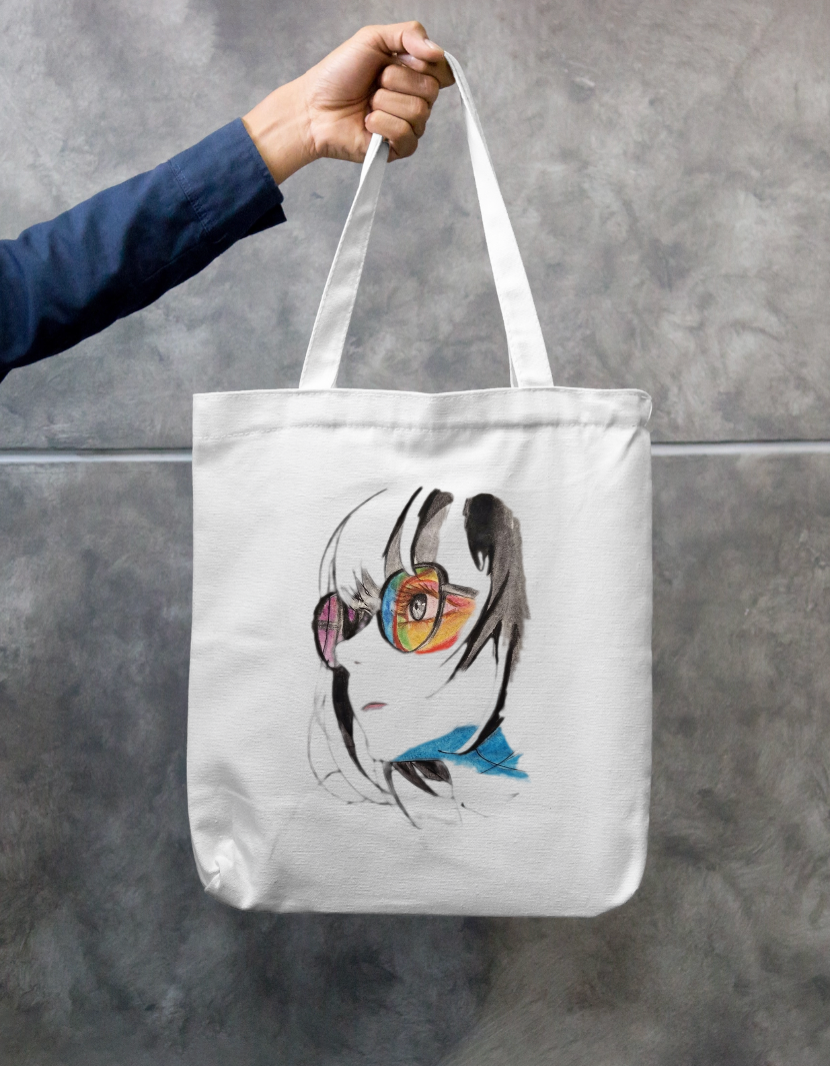 Visions in Spectrum Zipper Tote Bag by Md Ayyan Hussain 