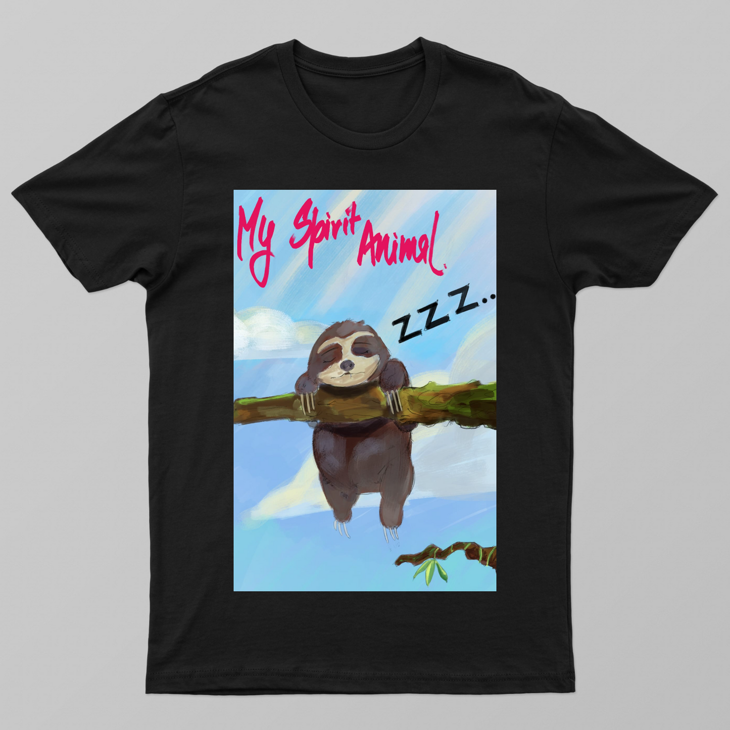 Sloth bear Casual Wear design Unisex T-shirt by @swayaminkeworks