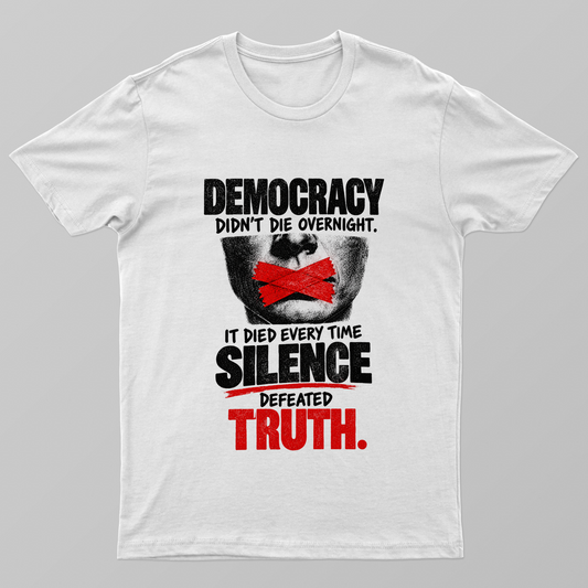 Dead Democracy Unisex T-shirt by Bhuwaneshwari K L