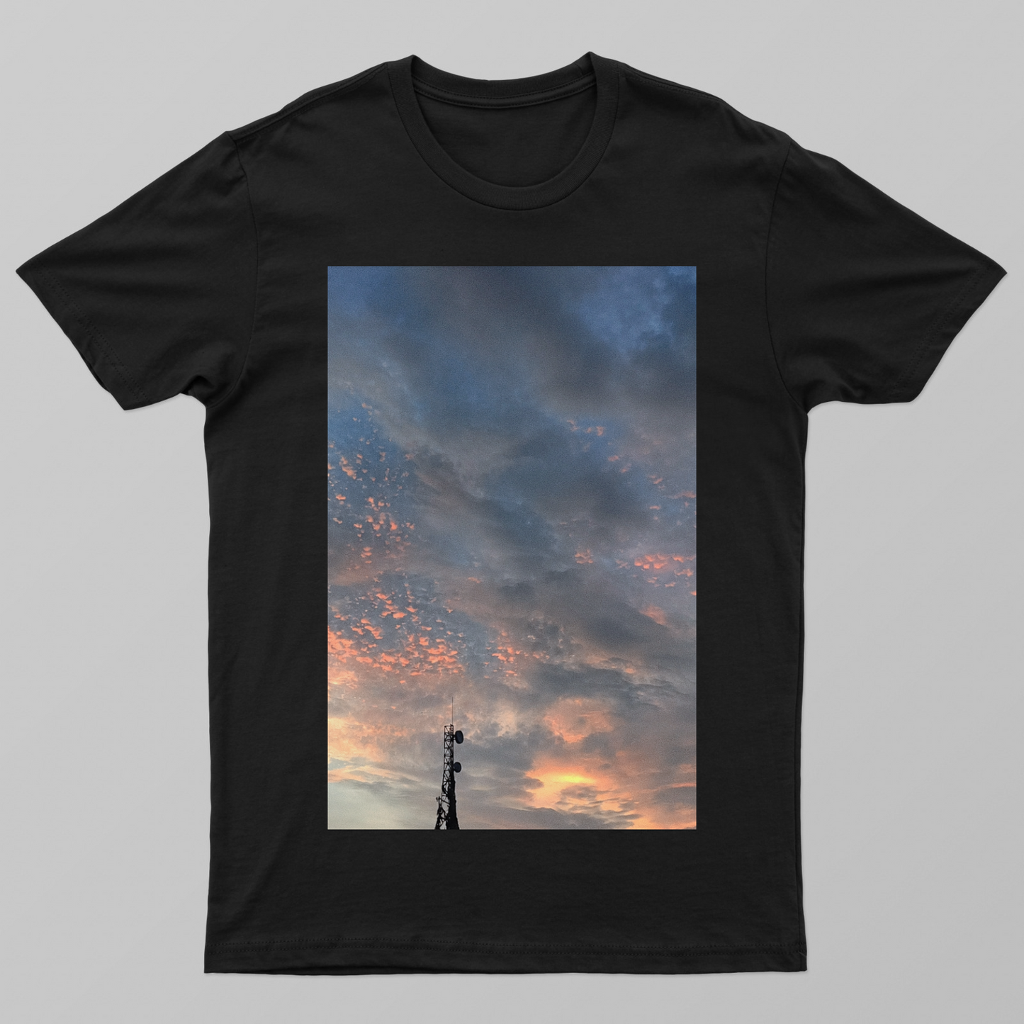 Minimal monsoon design Unisex T-shirt by Alina alam 