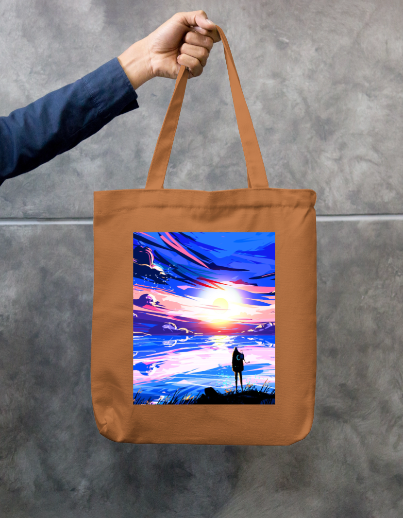 Heavenly Art Tote Bag Zipper Tote Bag by @rd_digital_store