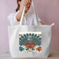 Peacock Art Tote Bag Everyday Large Tote Bag by @rd_digital_store