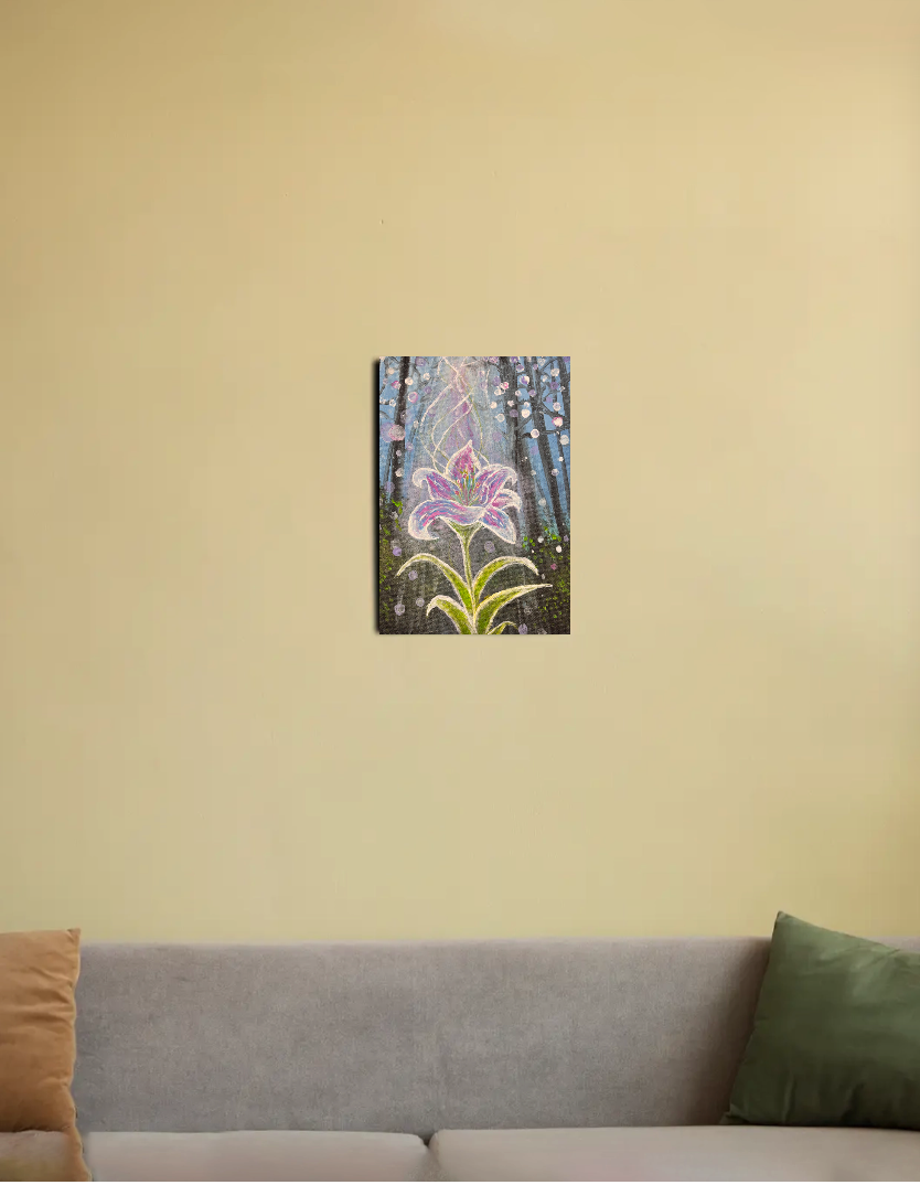 The lilly 8"x12" Canvas Poster by @sparkleinthedark2026