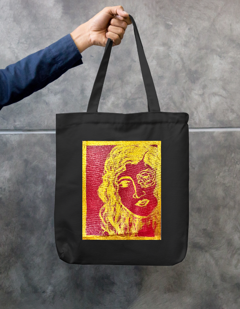 Reality vs Fantasy Zipper Tote Bag by @sparkleinthedark2026