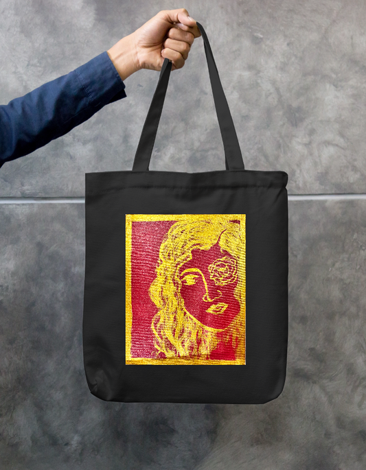 Reality vs Fantasy Zipper Tote Bag by @sparkleinthedark2026