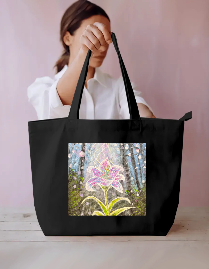 The Shining Lilly Everyday Large Tote Bag by @sparkleinthedark2026