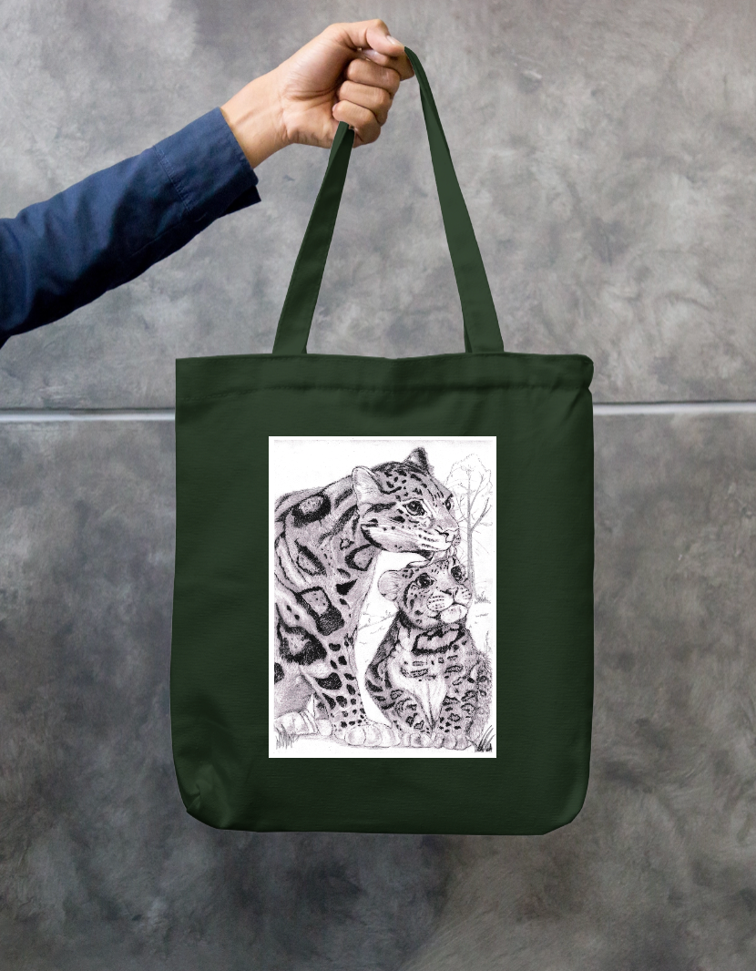 Rooted in love Zipper Tote Bag by Mardrella Kharmawphlang