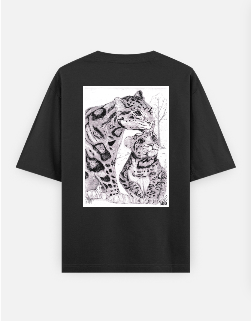 Rooted in love Oversized T-shirt (Back print) by Mardrella Kharmawphlang