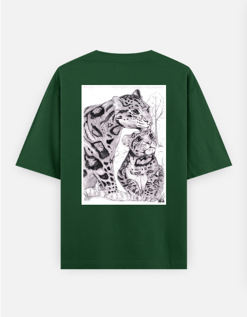 Rooted in love Oversized T-shirt (Back print) by Mardrella Kharmawphlang