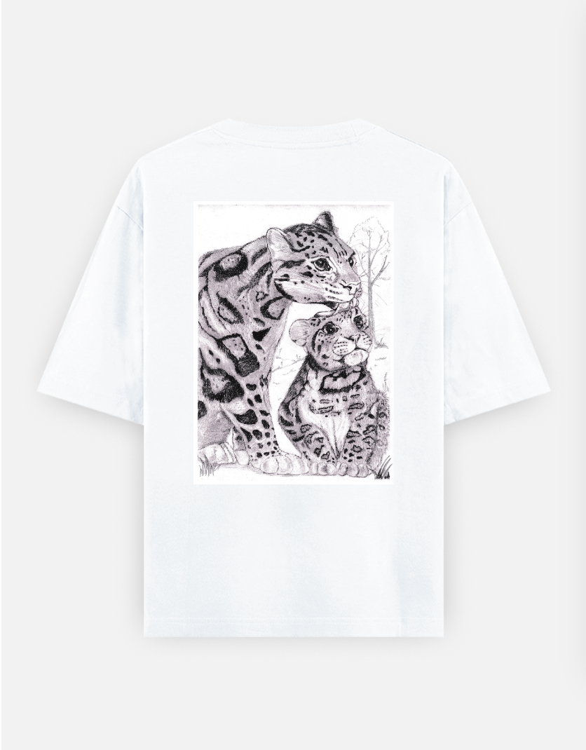 Rooted in love Oversized T-shirt (Back print) by Mardrella Kharmawphlang