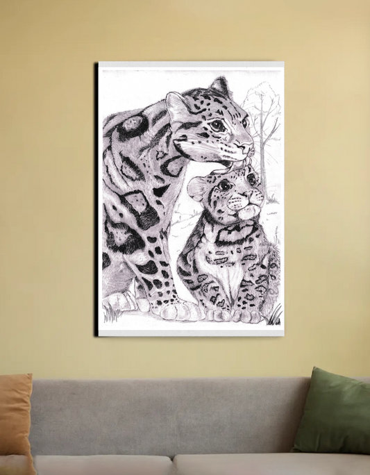 Rooted in love 20"x30" Canvas Poster by Mardrella Kharmawphlang