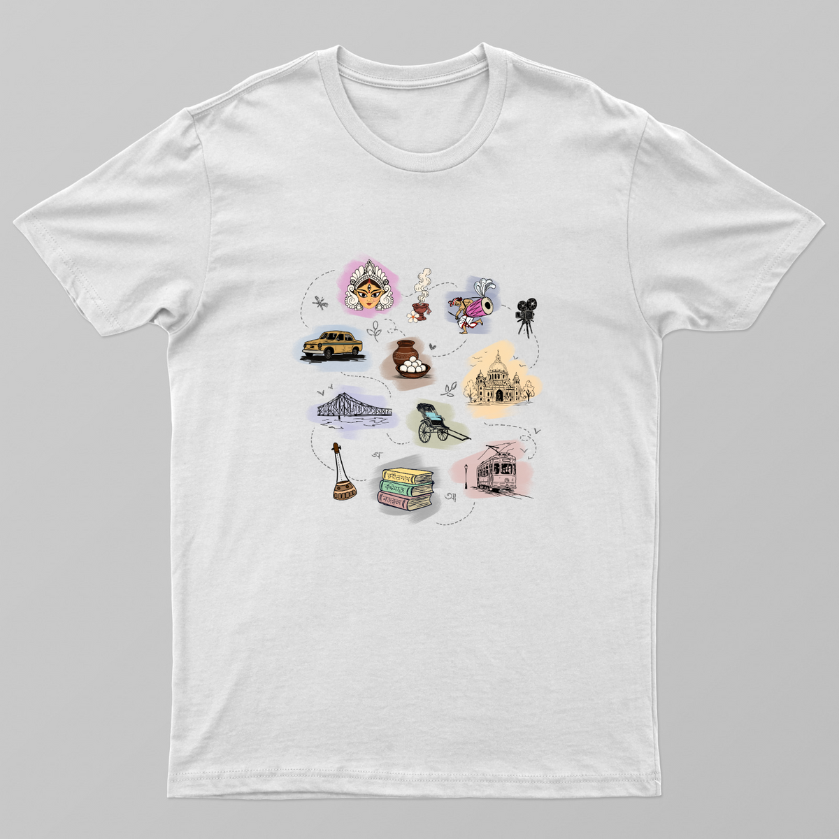 A piece of Bengal Unisex T-shirt by @artistic.soul_np_