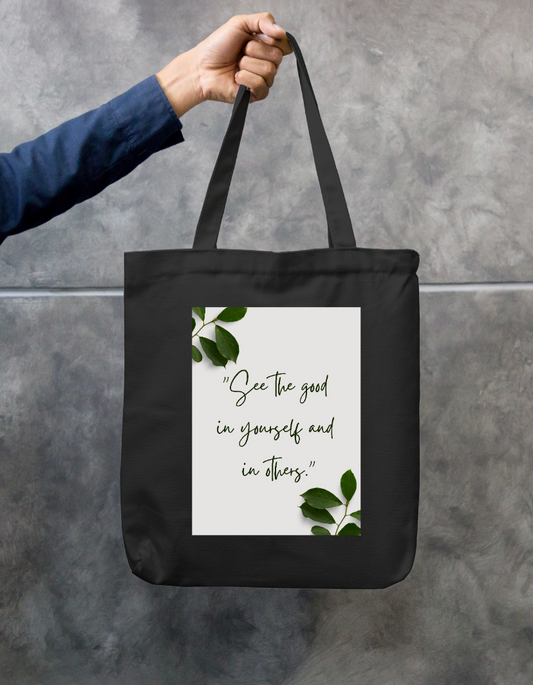 Simple and minimal aesthetic Zipper Tote Bag by @abbiezhimomi