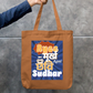 Ayee Moorkh Apni Chhavi Sudhaar Graphic Printed Tote Bag Zipper Tote Bag by @artistic.soul_np_