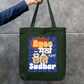 Ayee Moorkh Apni Chhavi Sudhaar Graphic Printed Tote Bag Zipper Tote Bag by @artistic.soul_np_