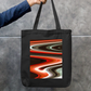 Abstract Design Tote Bag Zipper Tote Bag by @rd_digital_store