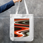Abstract Design Tote Bag Zipper Tote Bag by @rd_digital_store